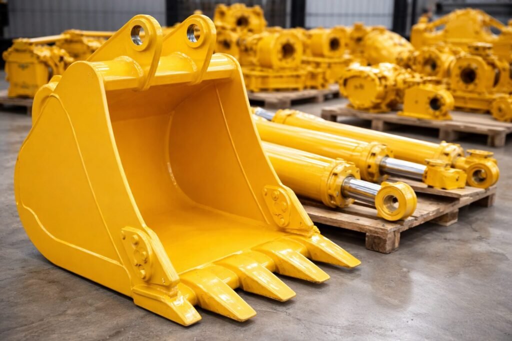 建設機械の塗装・部品加工