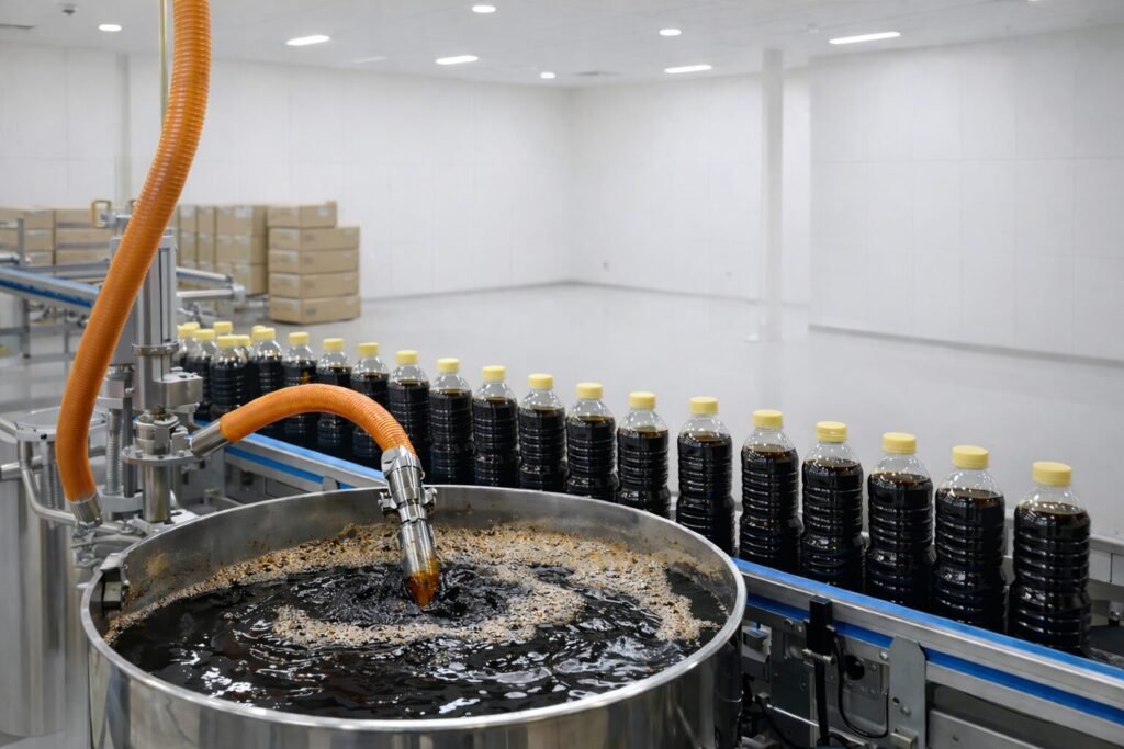 めんつゆ調製作業・削り節加工