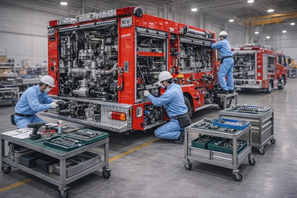 特殊車の組立業務のお仕事です！