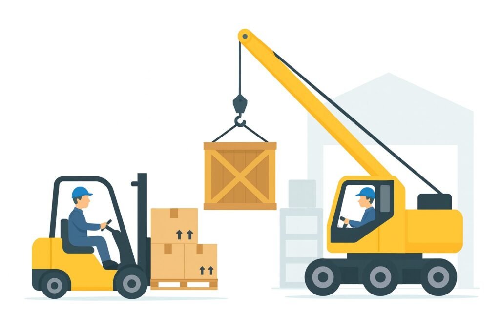 溶接仕上作業・フォークリフト・クレーン運搬業務