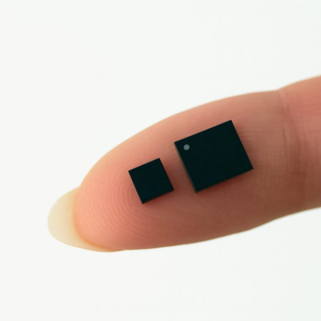 モバイル用ICチップの検品・出荷準備