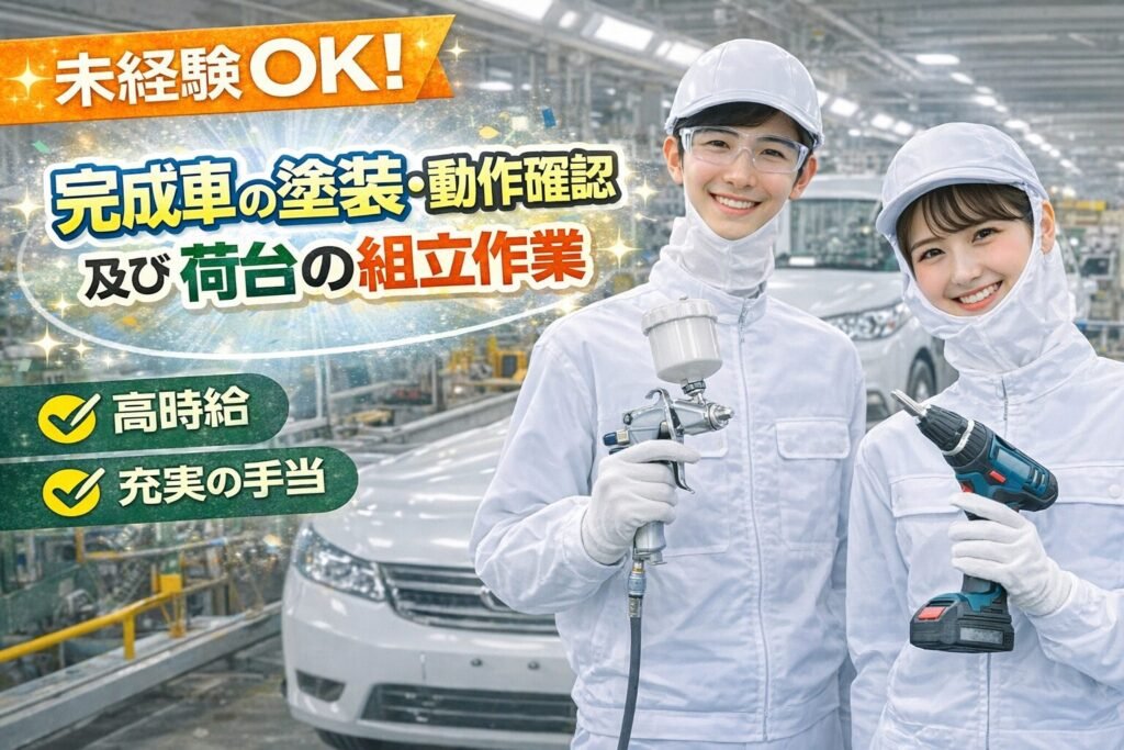 完成車の塗装・動作確認及び荷台の組立作業！