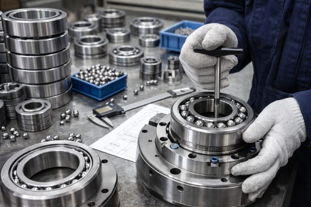 ベアリング部品の加工・組立・検査・梱包