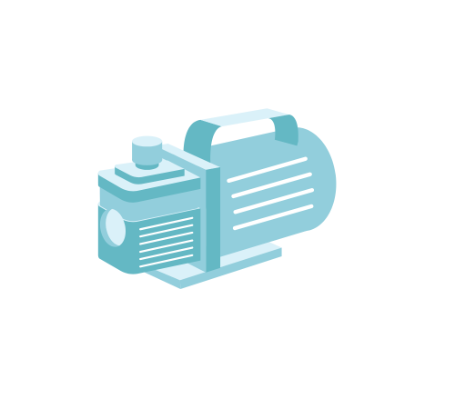 半導体装置用真空ポンプの製造（組立）