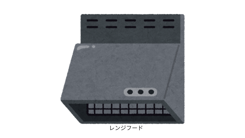 レンジフード（換気扇）の組立・塗装